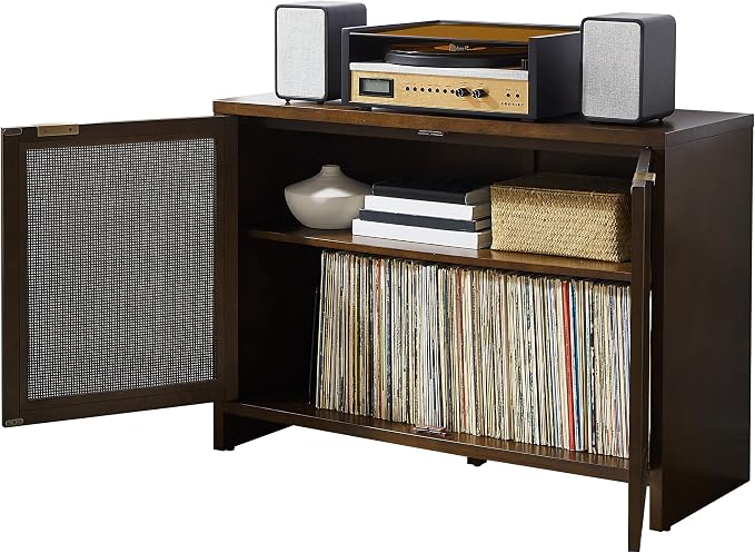 Crosley Furniture Kenji Media Console, Record Player Stand by CrosleyFurniture