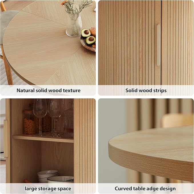 weselon 47 inch Round Dining Table - Image 6