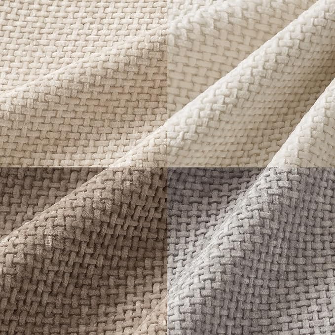 MIULEE Pack of 4 Couch Throw Pillow Covers 16x16 Inch Neutral Beige/Brown Soft - Image 2