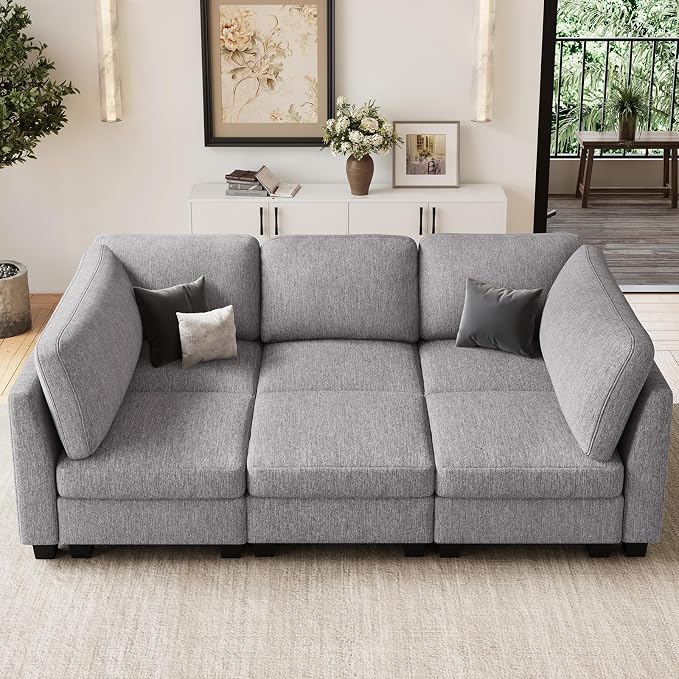 Belffin 86.2" Sectional Sleeper Sofa Bed - Image 3