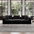 Avenco 106” 3-Seater Modular Sofa Couch, Individually Wrapped Coil Support & by Avenco