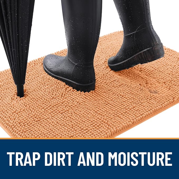 OLANLY Dog Door Mat for Muddy Paws 44x32, Absorbs Moisture and Dirt, Absorbent - Image 2
