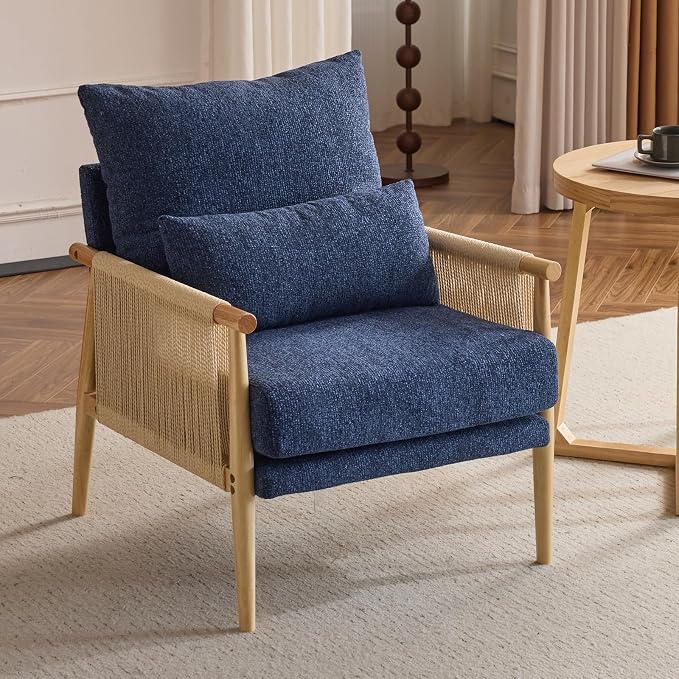 Karl home Cozy Chenille Accent Chair by Karlhome