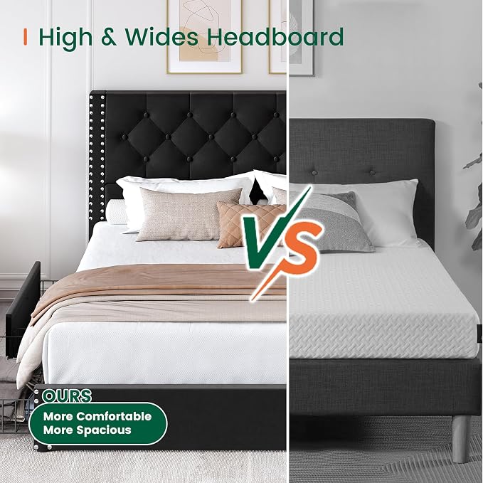 LARMACE Full Size Bed Frame - Image 9