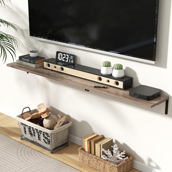 Fun Memories Deep Floating Shelves, 32W x 8D Floating Shelves Set of 2 - Image 2