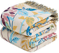 LUTBM Boho Throw Blanket for Bed Cotton Summer Blankets Twin Size for Bedroom by LUTBMFindYourFreeSpiritatHome