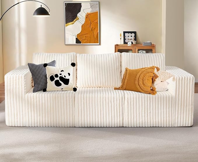 Modular Sectional Sofa 3-Seater Modular Couch by YourHomeDeservesMore
