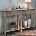Merax Retro Console Table Sofa Table by Merax