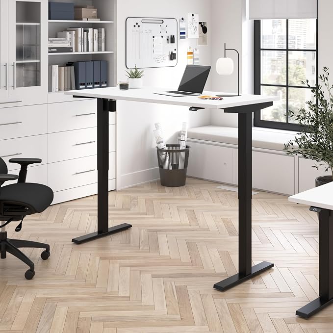 Bush Business Furniture 60-inch Electric Height Adjustable Standing Desk - Image 2