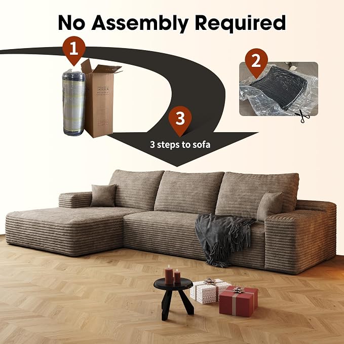 AUGOP 108" Sectional Couches for Living Room Modern Modular Sofa - Image 5