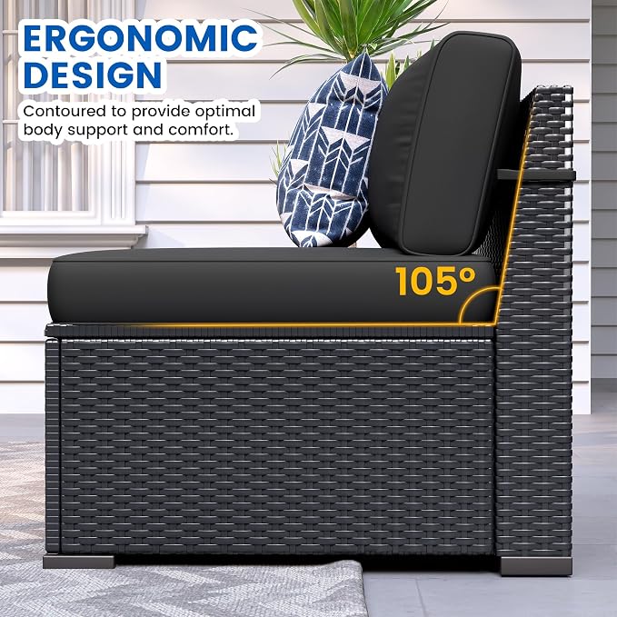 Patio Furniture Sets, 7-Piece Outdoor Patio Furniture - Image 3