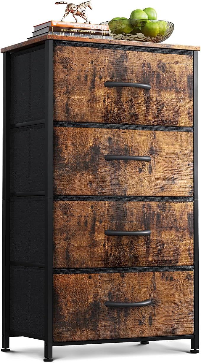 AODK Dresser for Bedroom with 4 Storage Drawers, Small Dressers Chest of by AODK