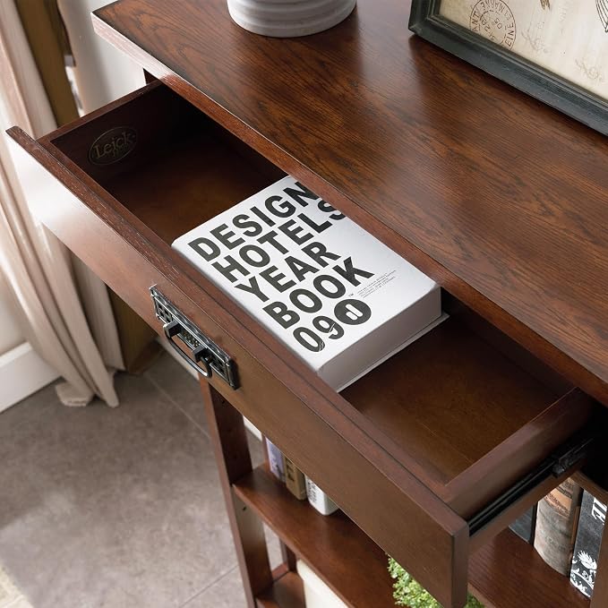 Leick Home 82262 Mission Mantel Height Bookcase - Image 9