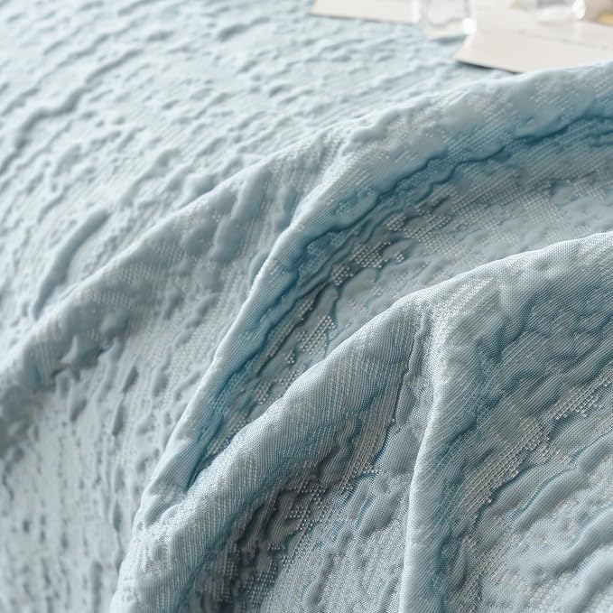 DREAMINGO Bubble Textured Cooling Sofa Cover, Ice Silk Breathable Couch Cover - Image 7