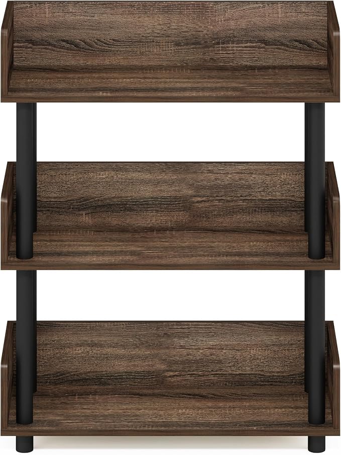Furinno TURN-N-TUBE Display Shelf, 3-Tier Storage Shelves - Image 6