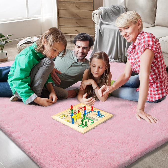 Shag Area Rugs for Bedroom Living Room, 5X8 Ultra Soft Fluffy Area Rugs for Dorm - Image 6
