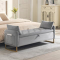 65" End of Bed Storage Bench, Storage Bench by HOMYKA