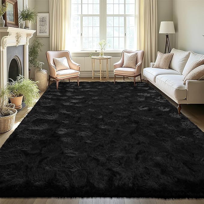 LOCHAS Ultra Soft Indoor Modern Area Rugs Fluffy Living Room Carpets - Image 4