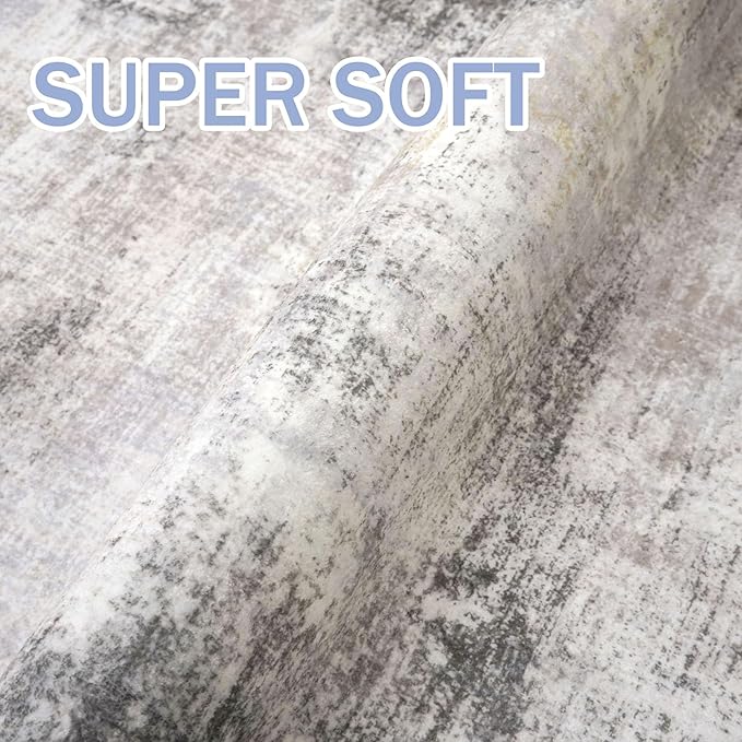 IOHOUZE Abstract Runner Rug 2x7 Ft Washable Runners - Image 7