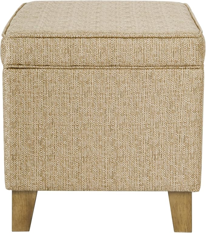 Homepop Home Decor | Medium Square Storage Ottoman - Image 9