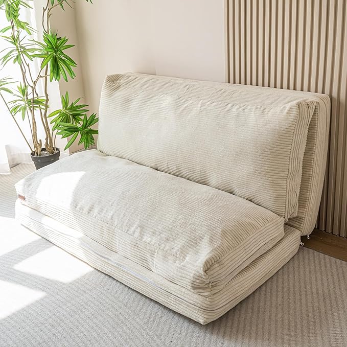 MAXYOYO Folding Sofa Bed, Floor Sofa Convertible Sleeper Chair by MAXYOYO
