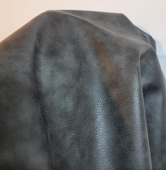 Soft Faux Vegan PU Leather by The Yard Synthetic Pleather 0.9 mm Nappa Yards - Image 3