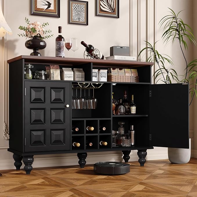 Vabches 45" Wine Bar Cabinet - Image 7