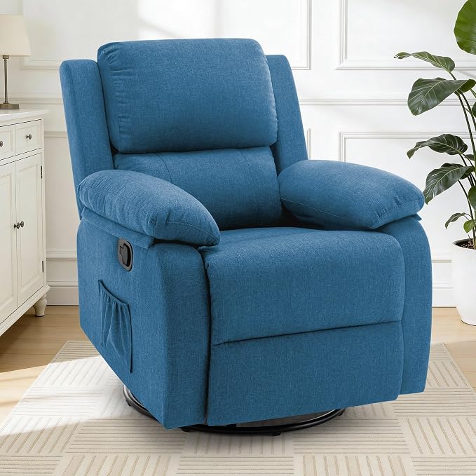 Korser Recliner Chair, 360 Swivel Rocker Chair by KORSER