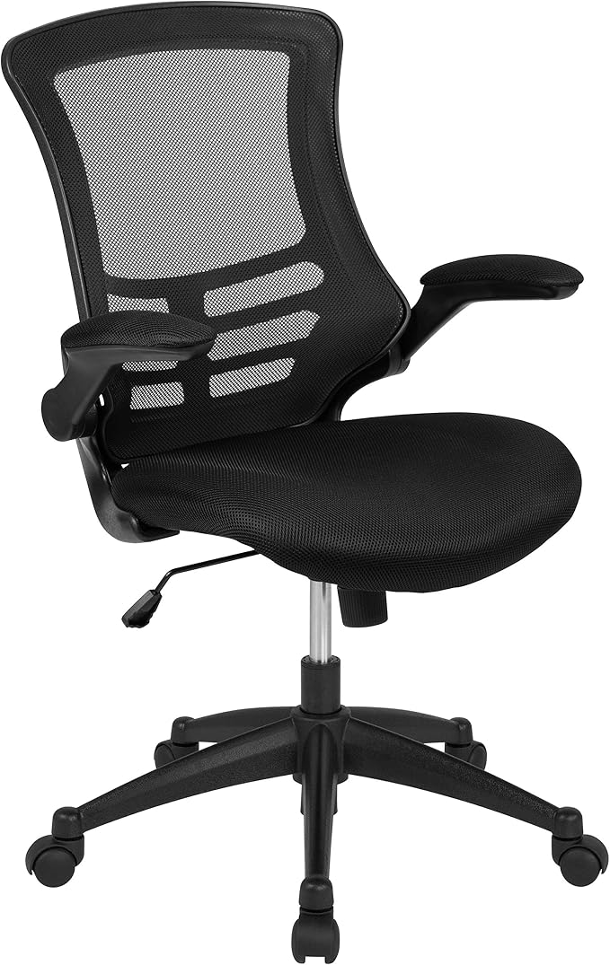 Flash Furniture Set of 4 Mid-Back Swivel Ergonomic Task Office Chairs - Image 3