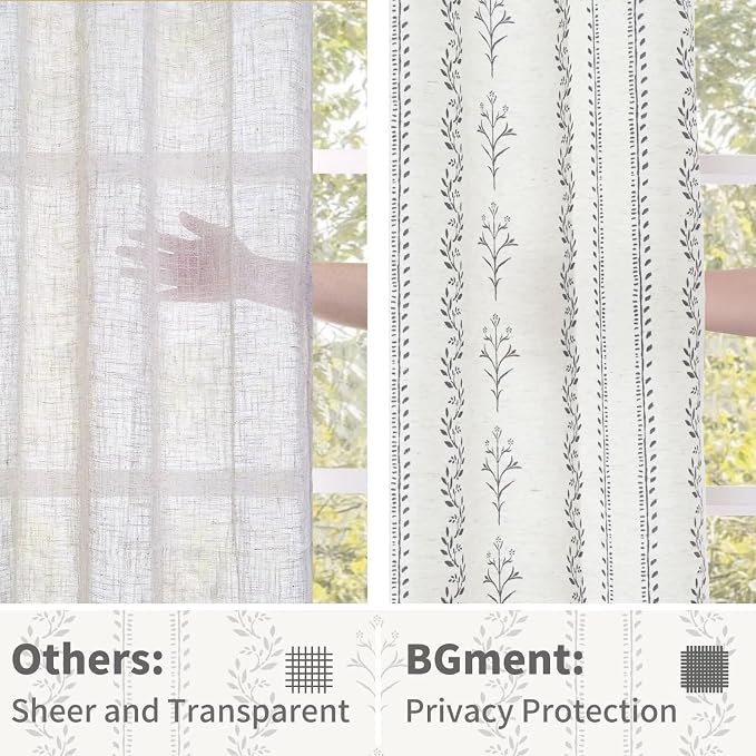 BGment Boho Curtains for Bedroom - Image 5