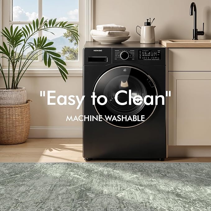 2x3 Entryway Area Rug Washable - Image 7