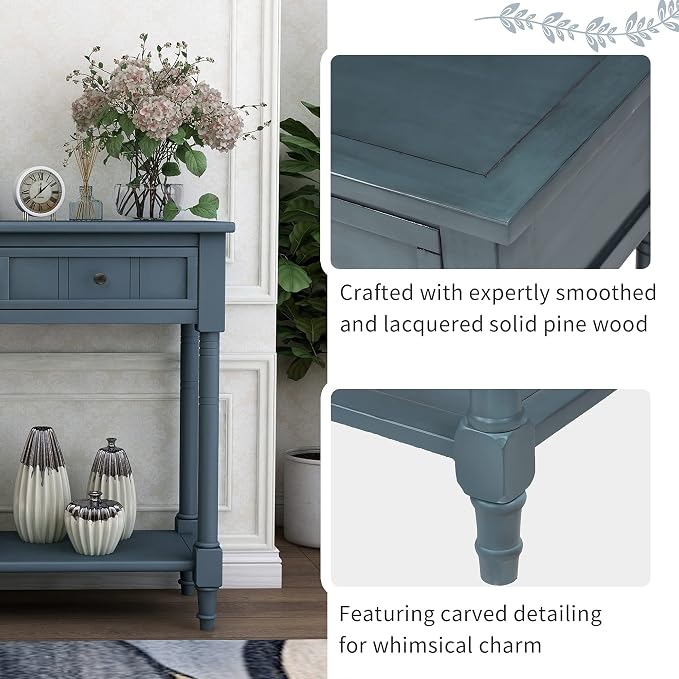 Harper & Bright Designs TREXM Daisy Series Console Table Traditional Design - Image 6