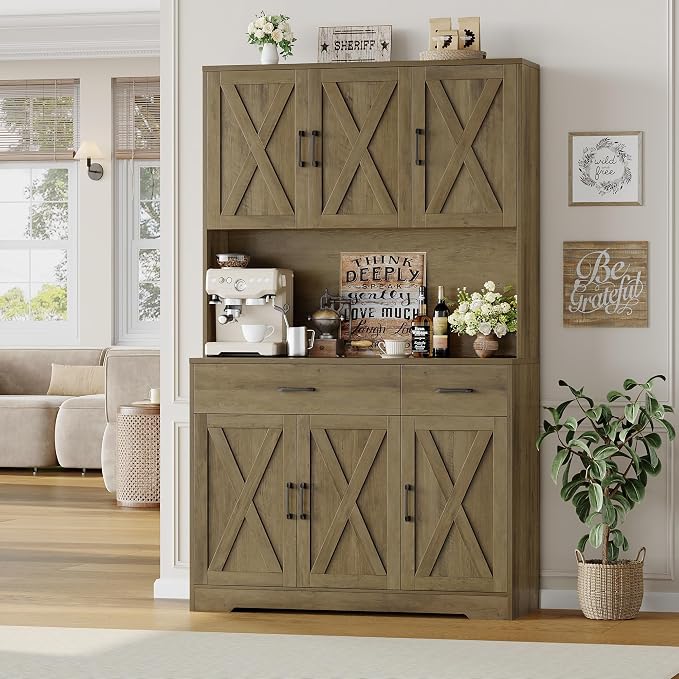 HOSTACK 71" Pantry Cabinet - Image 2