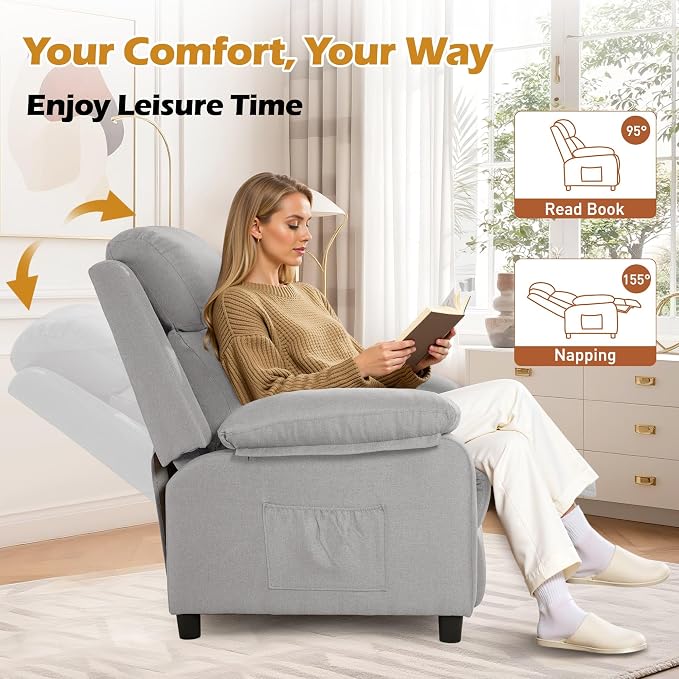 Korser Recliner Chair, Living Room Chairs - Image 3