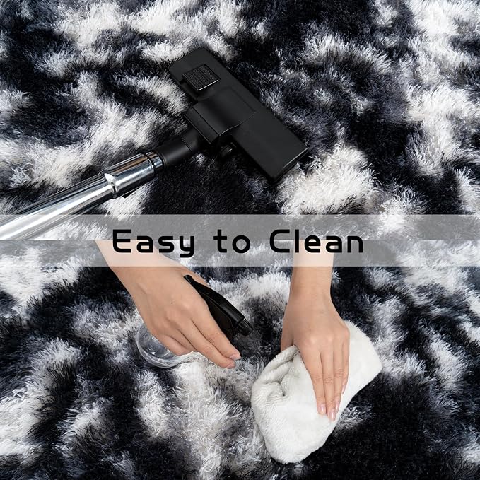 Pionblank Large Area Rug for Living Room 10x14, Fuzzy Modern Shag Rug, Fluffy - Image 5