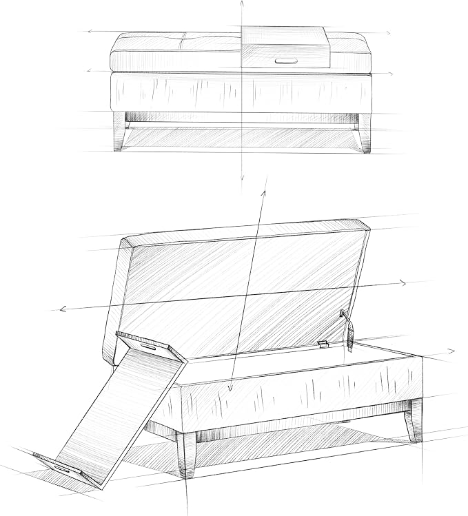 SIMPLIHOME Oregon Storage Ottoman Bench - Image 12