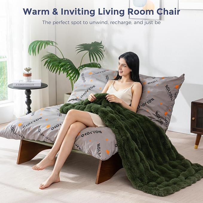 MAXYOYO Adjustable Living Room Chair, Convertible Bean Bag Chair & Recliner - Image 3