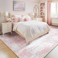 Washable Area Rugs Square 7ft Non-Slip Modern Abstract Soft by RELEANY