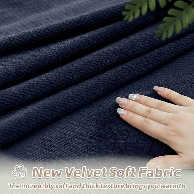 Arfntevss Sectional Recliner Couch Covers Velvet Washable Corner Sectional Sofa - Image 4
