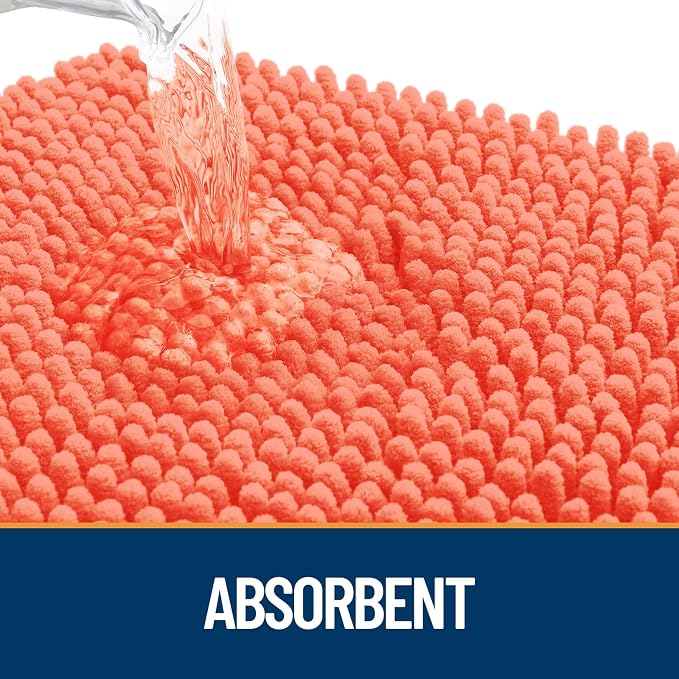 OLANLY Dog Door Mat for Muddy Paws 47x20, Absorbs Moisture and Dirt, Absorbent - Image 3