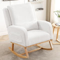 HCHAIRH Rocking Chair Nursery, Sherpa Nursing Rocking Chairs, Upholstered by HCHAIRH