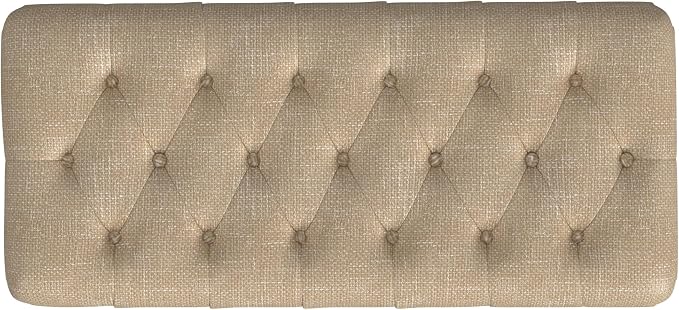 Homepop Home Decor | Tufted Ainsley Button Storage Ottoman Bench - Image 6