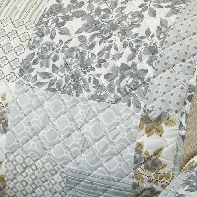 Great Bay Home Reversible Patchwork Recliner Cover - Image 6