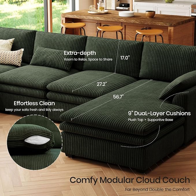 Belffin Large Modular Sectional Sofa - Image 6