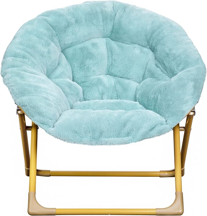 Flash Furniture Gwen Kids Cozy Mini Folding Saucer Chair - Image 10