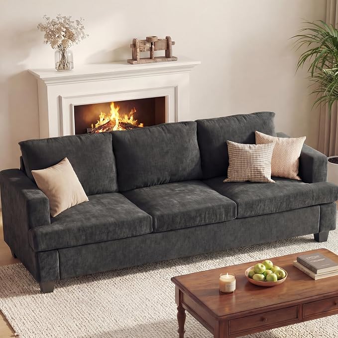 Apicizon 89" 3 Seat Couch for Living Room, Comfy Couch Clound Sofa 3 Seater Sofa by APICIZON