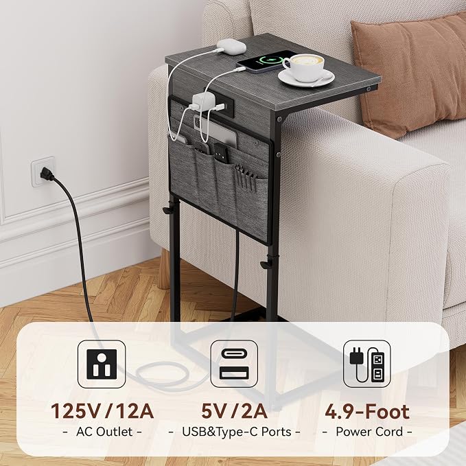 Vagusicc C-Shaped End Table - Image 7