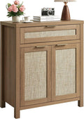 HOKYHOKY Rattan Sideboard Buffet Cabinet, Boho Storage Cabinet by HOKYHOKY