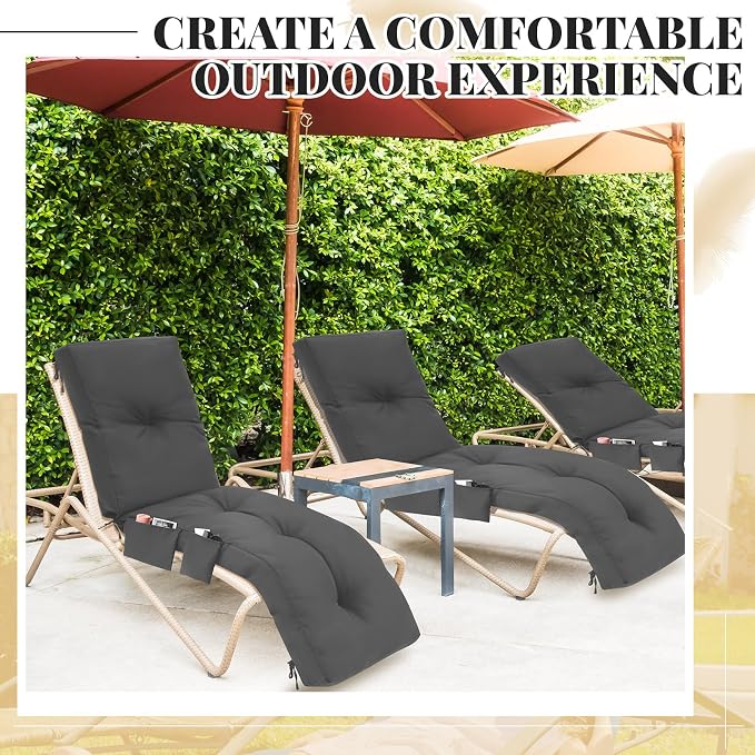 Outdoor Chaise Lounge Cushions - Image 5