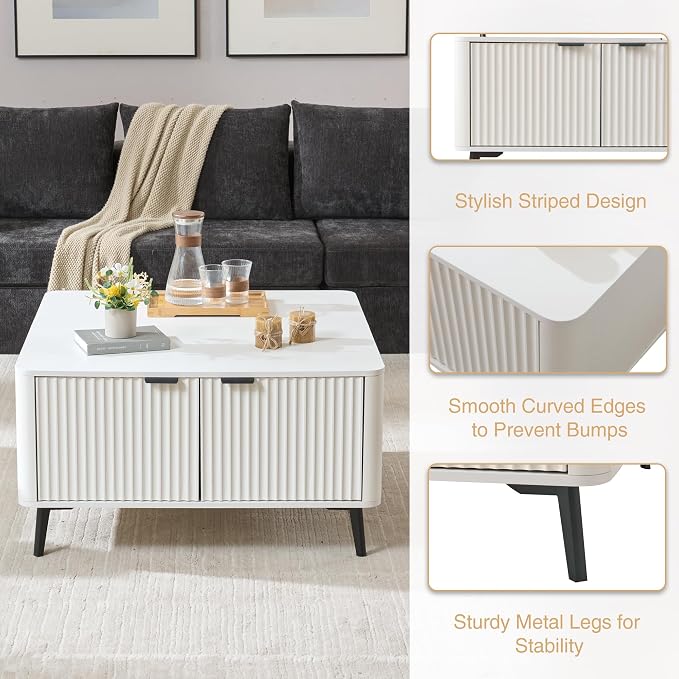 Fatmok Fluted Furniture Collection – 58" TV Stand Entertainment Center - Image 3
